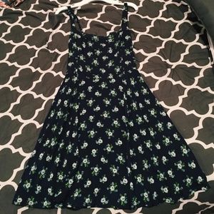 Dark Blue floral dress